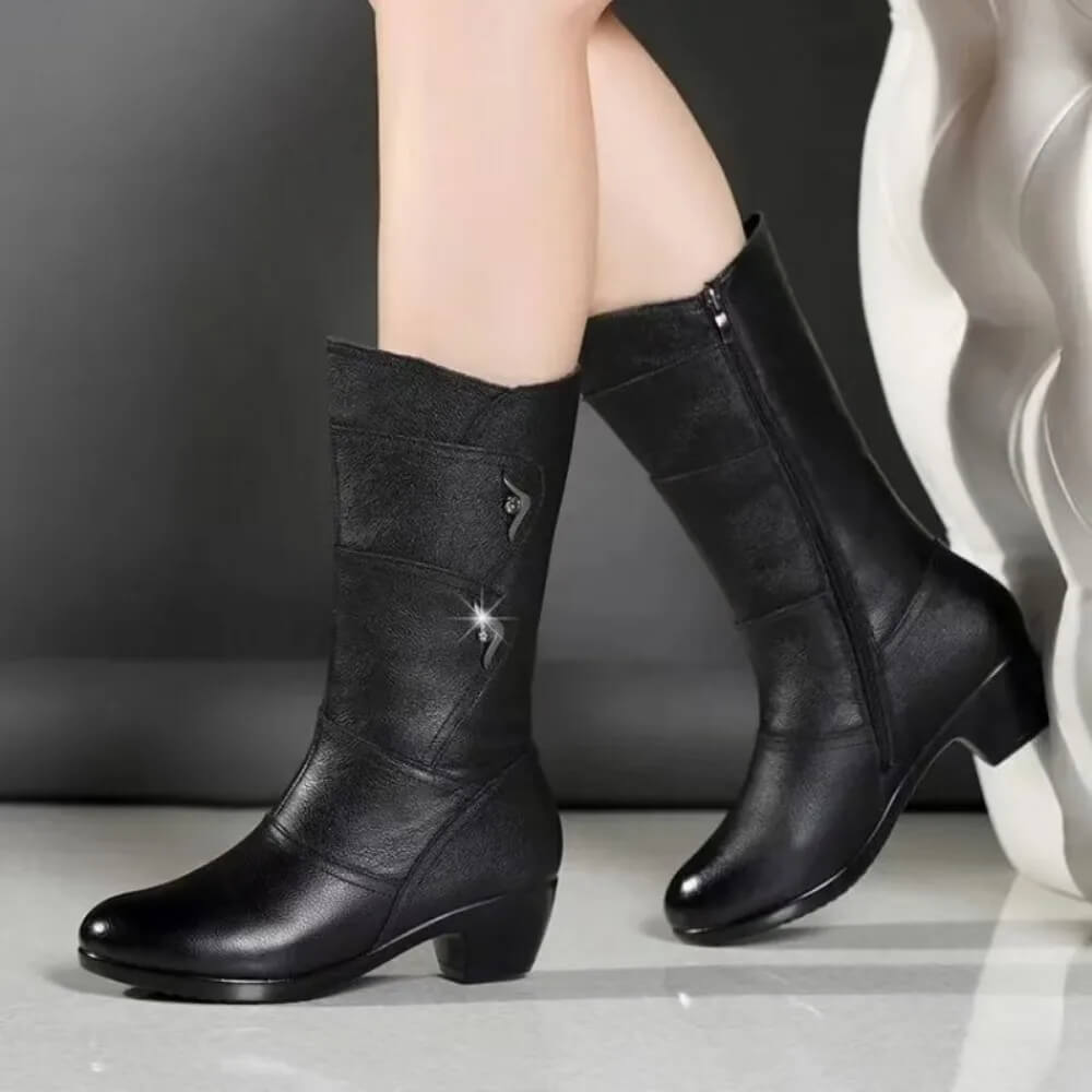 Elena™ - Dameboots med varm fôring for de kalde dagene!