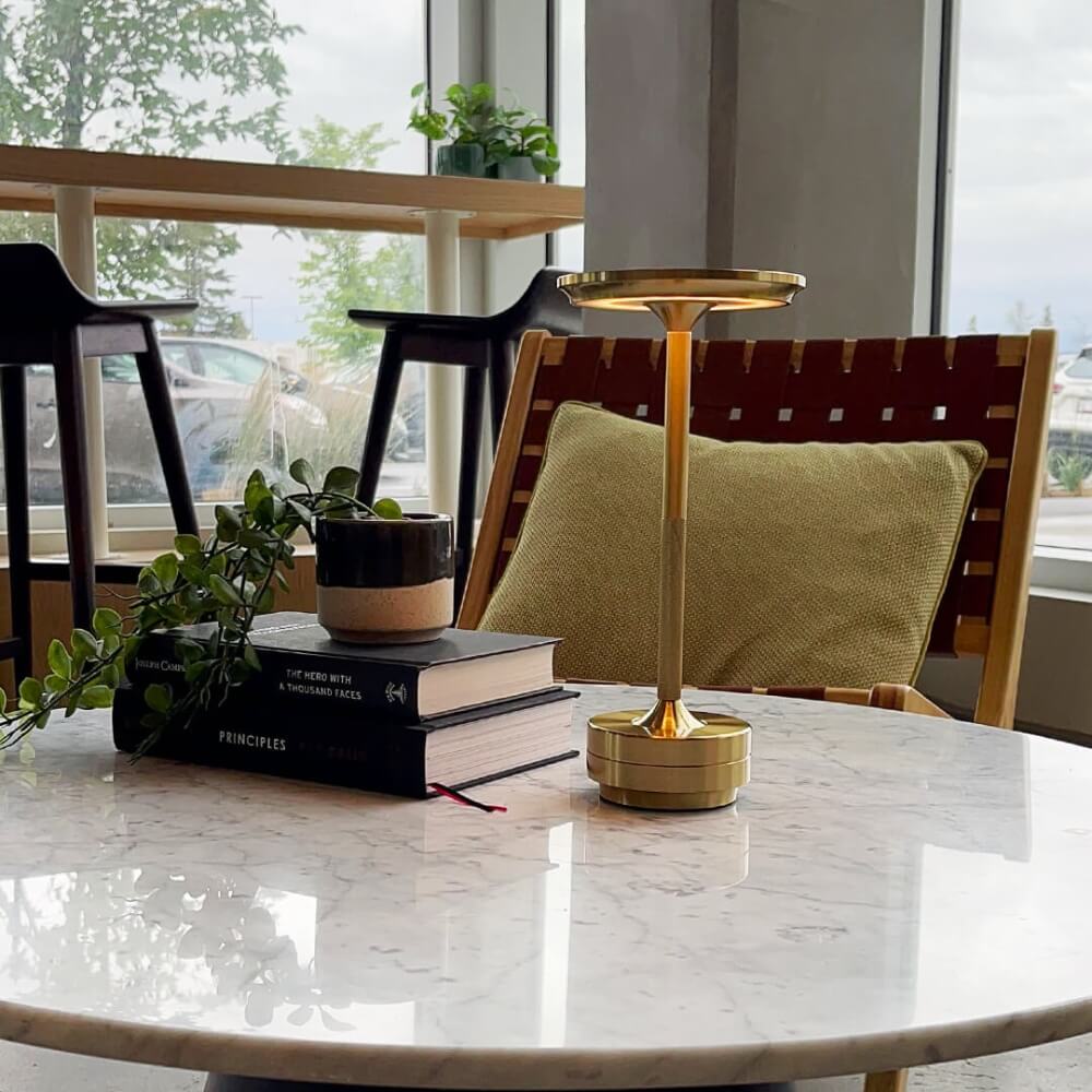 Norva Bordlampe - Trådløs og Oppladbar (1+1 Gratis)
