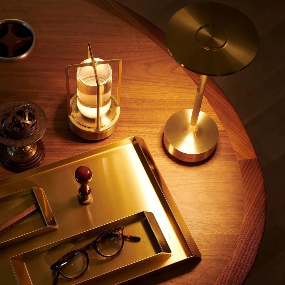 Norva Bordlampe - Trådløs og Oppladbar (1+1 Gratis)