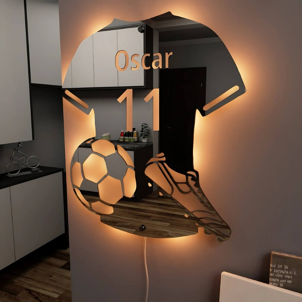 SoccerMirror™ - Personlig LED-speil