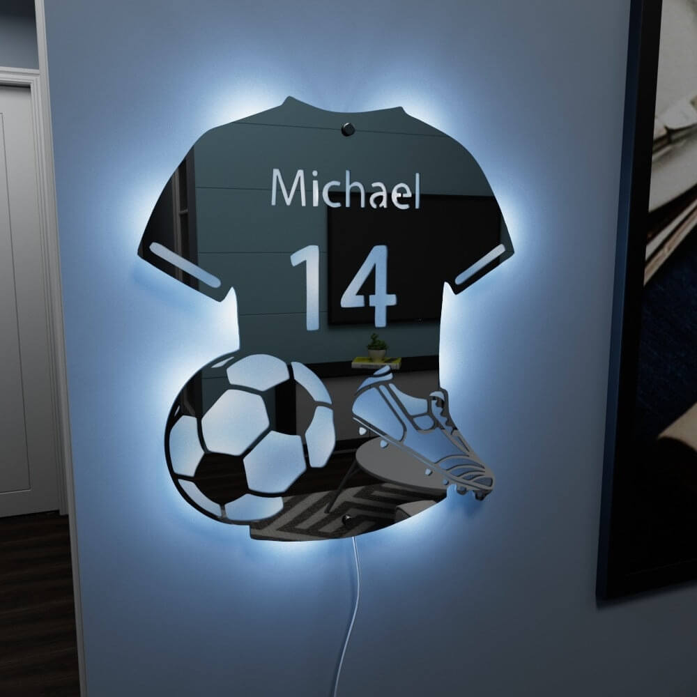 SoccerMirror™ - Personlig LED-speil