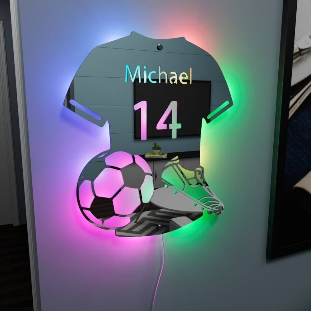 SoccerMirror™ - Personlig LED-speil