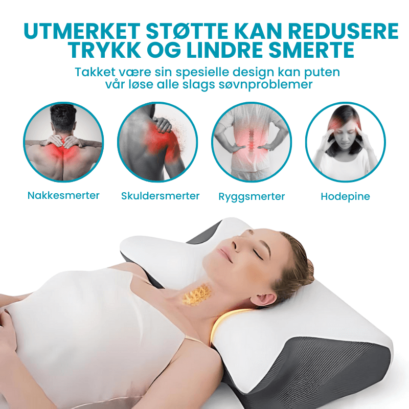 SøvnStøtte™ - Ergonomisk Nakkepute