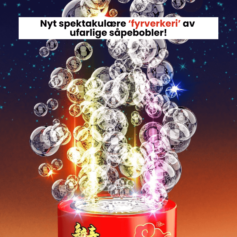 BubbleBoom™ - Fyrverkeriboblemaskin