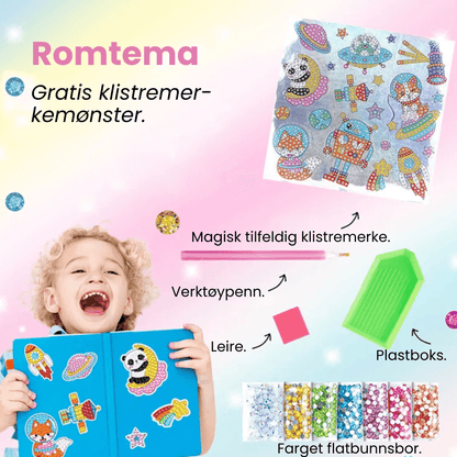 GlowCrafts™ - Glitrende Edelstenskunstsett