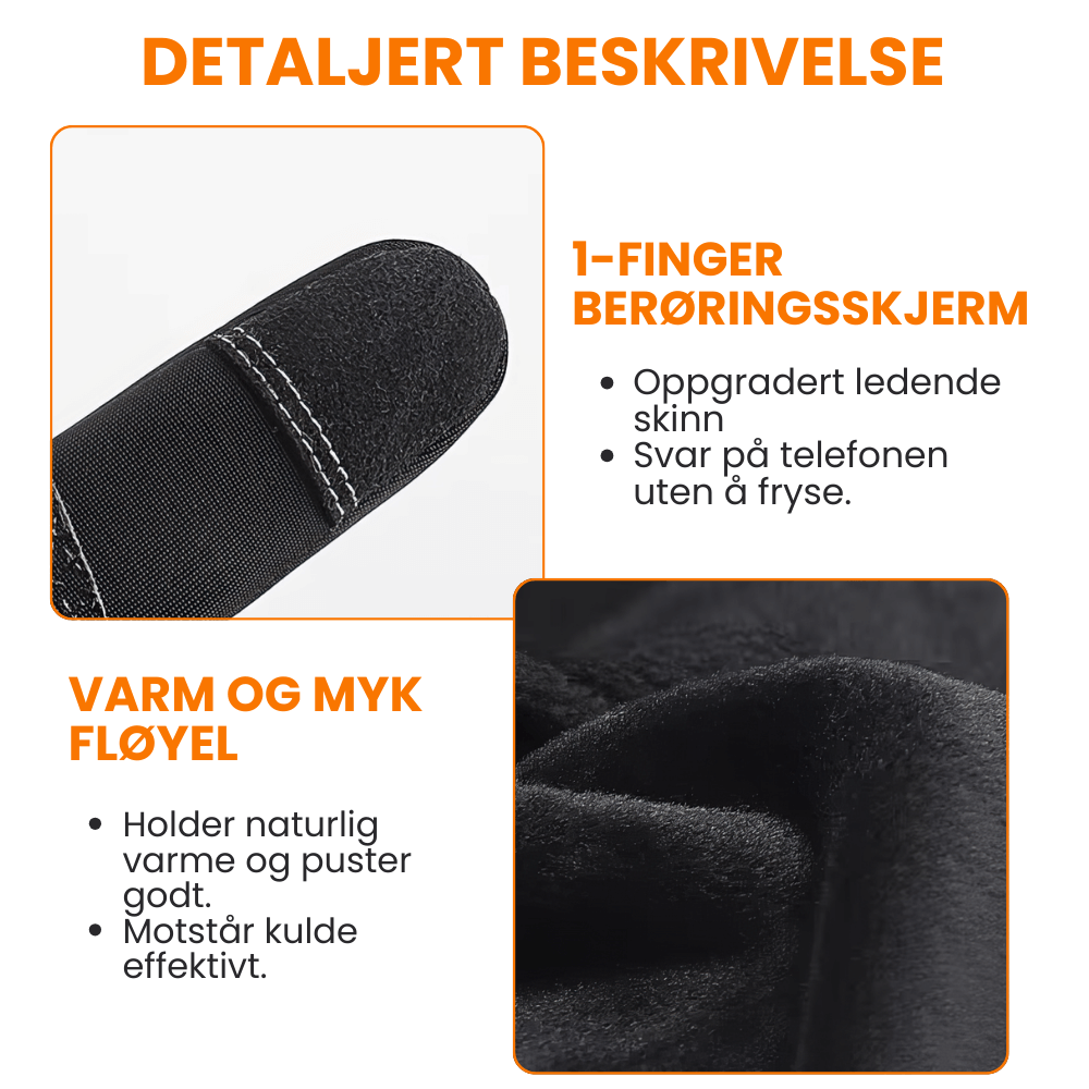 ThermoGuard™ - Isolerte Termiske Hansker